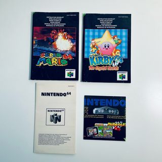 Manuales Nintendo 64: Super Mario & Kirby Crystal
