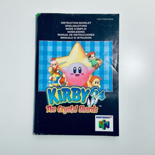Manuales Nintendo 64: Super Mario & Kirby Crystal