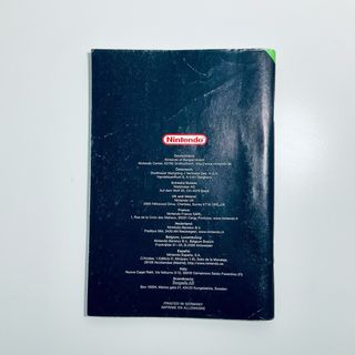 Manuales Nintendo 64: Super Mario & Kirby Crystal