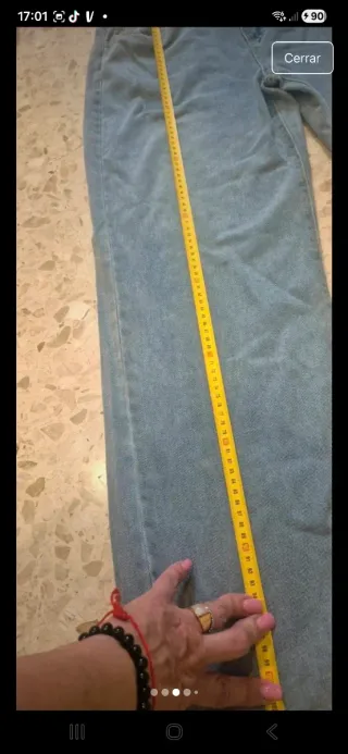 Pantalón vaquero mujer recto