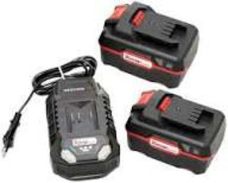 2 Baterías Parkside 4Ah y Cargador Rápido