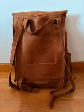 Mochila Cuero Vintage BAGLLET