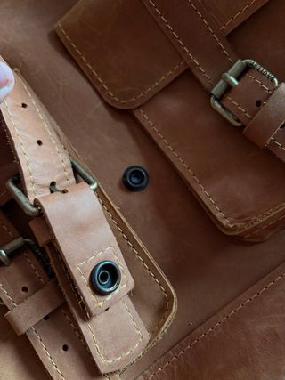 Mochila Cuero Vintage BAGLLET