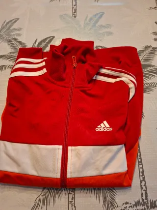 Chaqueta Adidas Niño Talla 11-12 Roja
