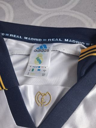 Camiseta Real Madrid Retro Adidas Blanca
