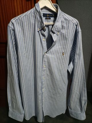 Camisa Ralph Lauren Rayas Azul Hombre XXL
