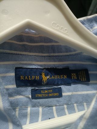 Camisa Ralph Lauren Rayas Azul Hombre XXL
