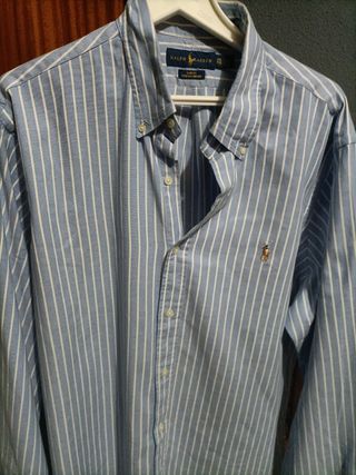 Camisa Ralph Lauren Rayas Azul Hombre XXL
