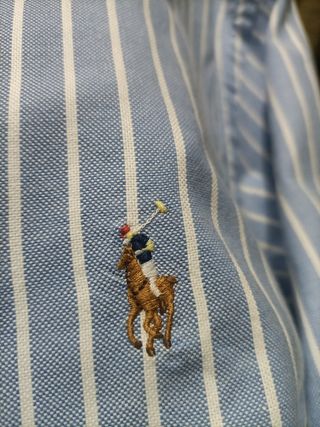 Camisa Ralph Lauren Rayas Azul Hombre XXL