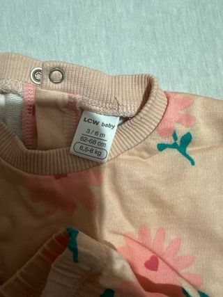 Conjunto bebé niña flores