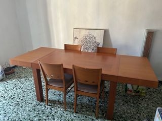 Mesa extensible madera buen estado