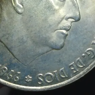 4 Monedas 100 Pesetas Franco 1966 Plata