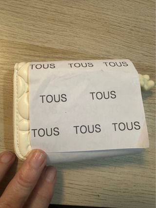 Cartera limitación Tous Blanca