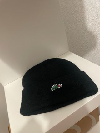 Gorro Lacoste Negro