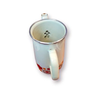 Chaleira Esmaltada Vintage Floral