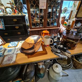 Chaleira Esmaltada Vintage Floral