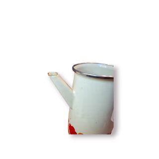 Chaleira Esmaltada Vintage Floral