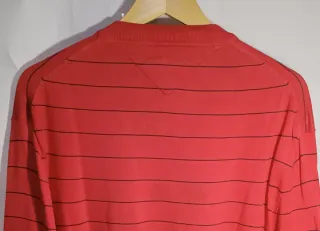 Jersey Tommy Hilfiger Rayas Naranja Talla XL