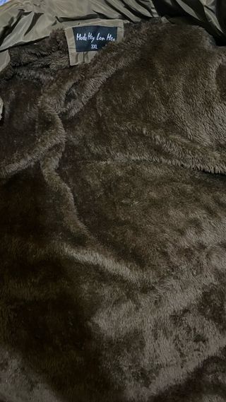 Chaquetón talla 3XL con botones y cremallera