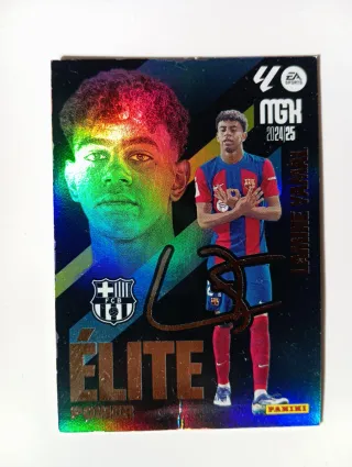 Cromo Panini Firmado Lamine Yamal 2024/25