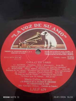 VINILO MARIA CALLAS