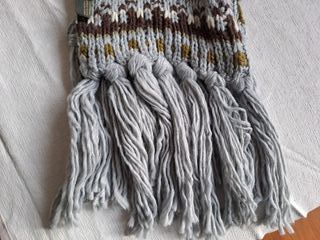 Sciarpone lungo fantasia geometrica