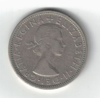 Moneta Regno Unito Two Shillings 1965