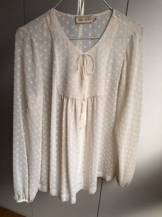 Blusa Oky Coky plumeti talla M
