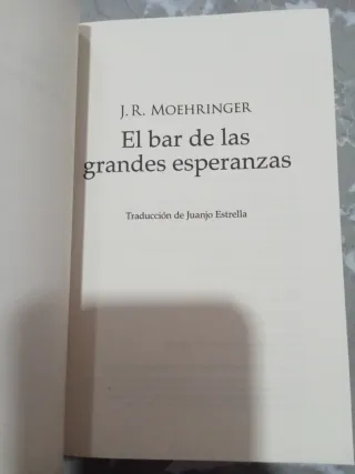 Libro "El bar de las grandes esperanzas"
