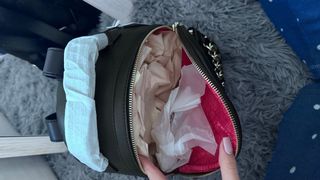 Zaino Love Moschino nero con catena