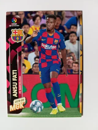 Cromo MGK Ansu Fati FC Barcelona 2019-20