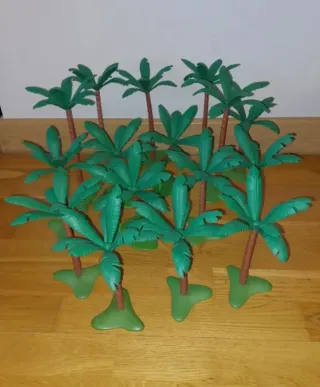 Lotto 16 palme Playmobil per presepi arabi o romani