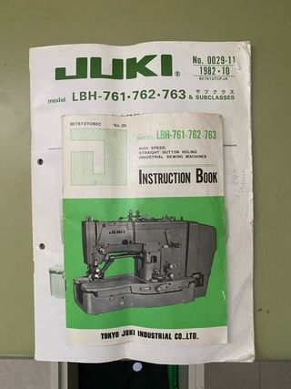 Máquina Ojales Industrial Juki