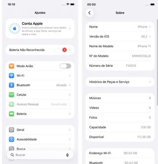 iPhone 11 128GB Negro (Falla SIM)