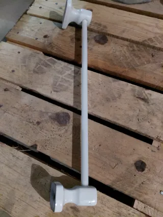 Barra toallero baño antigua cerámica