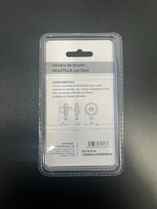 Condena con cerradura