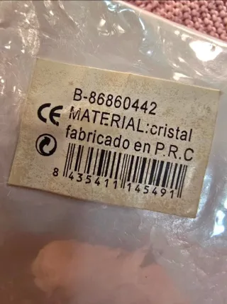 Pulsera elástica de cristal facetado