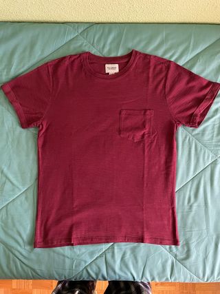Camiseta Pull&Bear Roja Talla S