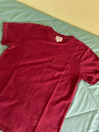 Camiseta Pull&Bear Roja Talla S