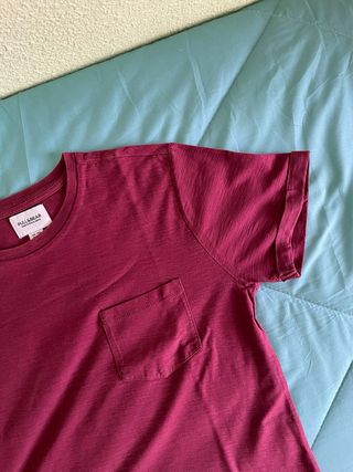 Camiseta Pull&Bear Roja Talla S