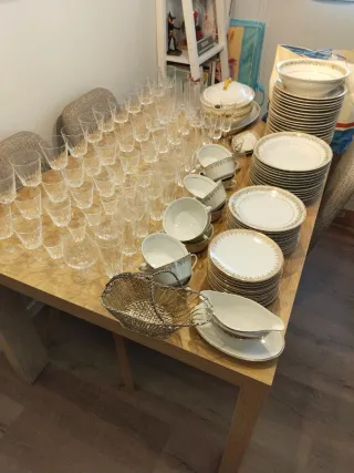 Vajilla, Cubertería y Cristalería