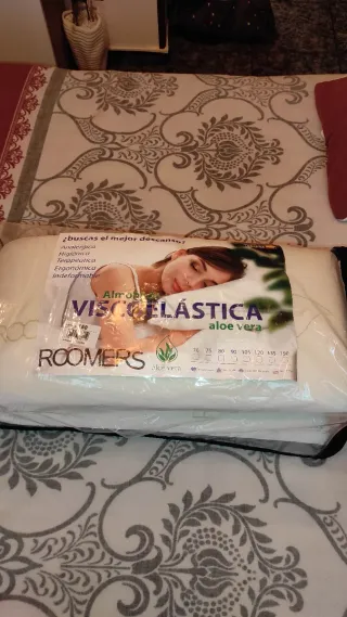 Almohada Viscoelástica Aloe Vera Roomers Cojín.