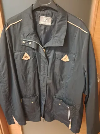 Parka mujer negra
