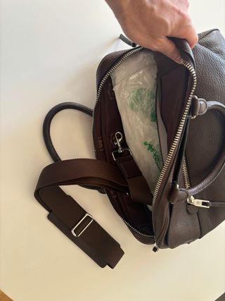 Maletín cuero Massimo Dutti sin estrenar