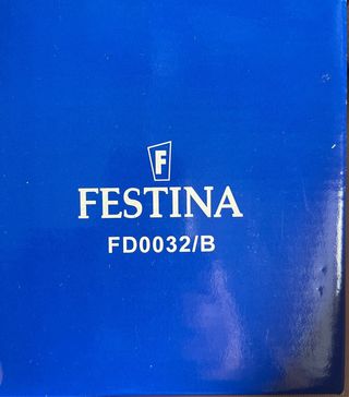 Reloj DESPERTADOR Festina Digital Madera y Plata