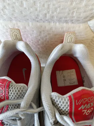 Nike Air VaporMax 360 Zapatillas Grises y Rojas