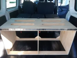 Cajón somier para fugonetas