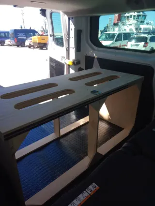 Cajón somier para fugonetas