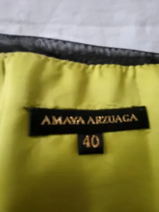 Vestido Amaya Arzuaga negro y verde