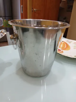 Cubiteras para vino cristal y metal